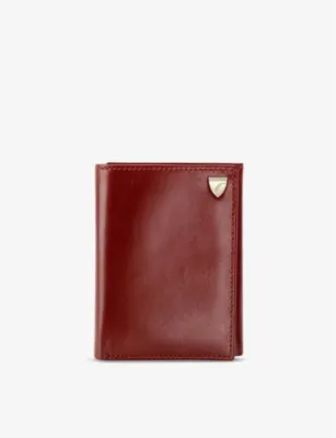 ASPINAL OF LONDON Logo-embellished leather trifold wallet