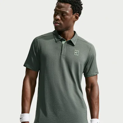 Nike NikeCourt Advantage Men's NikeCourt Polo - Camo Green/Cucumber Calm in Camo Green/Cucumber Calm – Nike men's and unisex