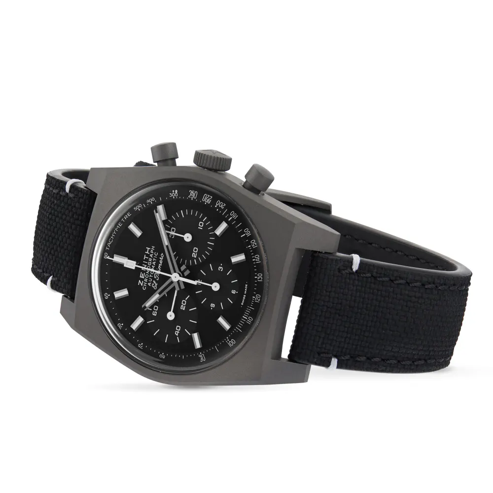 Zenith Chronomaster Revival Shadow 37mm Mens Watch in Black, additional product view 2