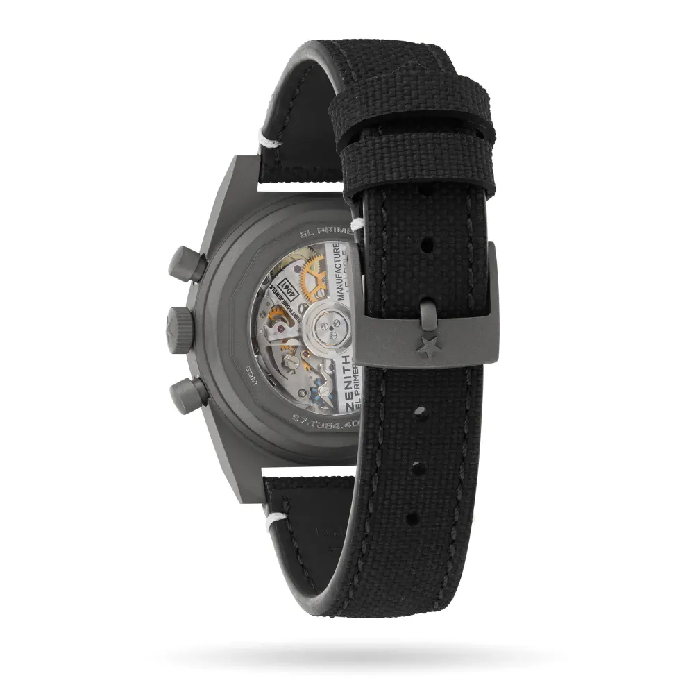 Zenith Chronomaster Revival Shadow 37mm Mens Watch in Black, additional product view 3