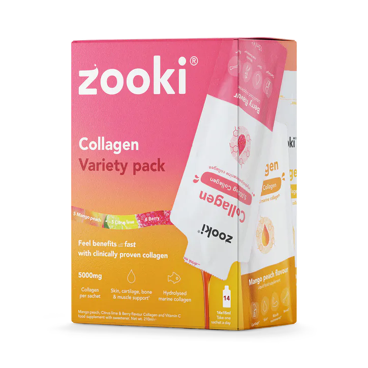 Zooki Marine Collagen 5,000mg Variety Pack 14 Sachets