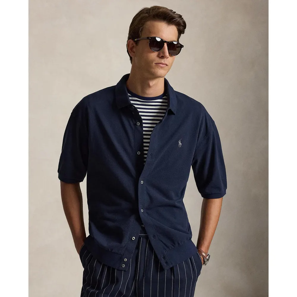 Polo Ralph Lauren Men's Plain Short Sleeve Shirt detail 2