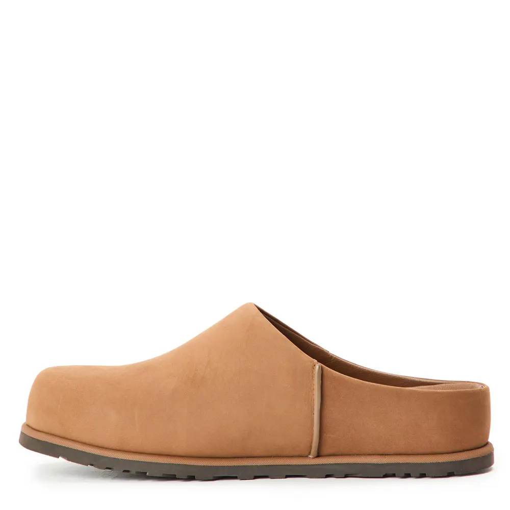 Ugg Men's Flat Mules in Dark Chestnut, additional product view 2