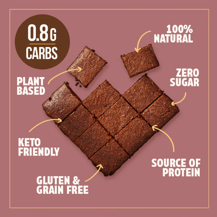 Go Low Baking Go Low Chocolate Brownie Mix Low sugar & Keto, Gluten free 218g, additional product view 2