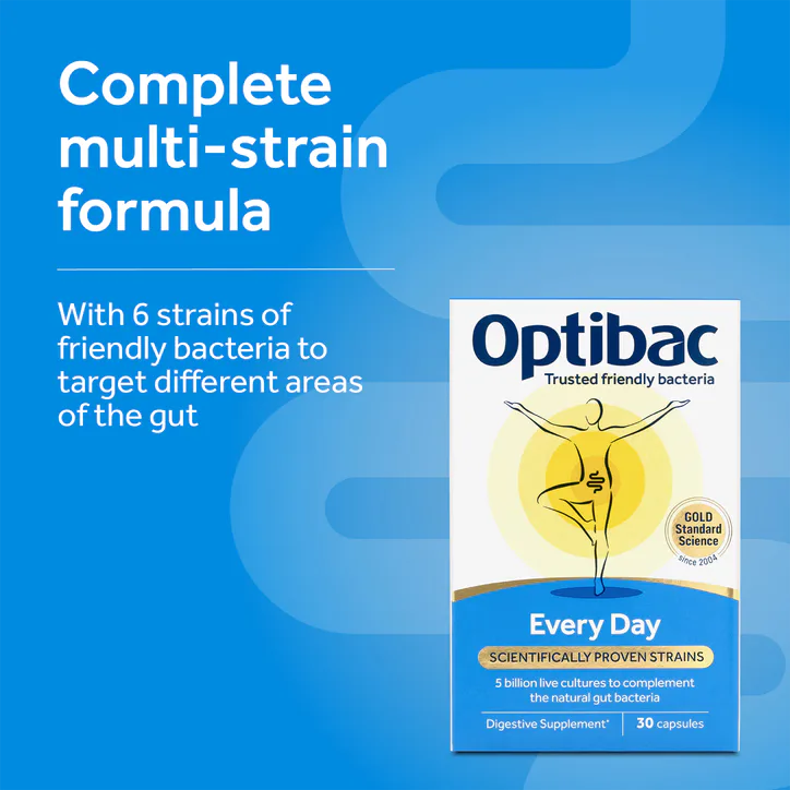 Optibac Every Day Food Supplement 30 Capsules, additional product view 3