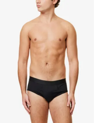 SUNSPEL Superfine regular-fit cotton briefs detail 3