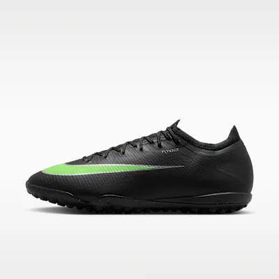 Nike Mercurial Vapor 17 Pro Turf Low-Top Football Shoes - Black/Black/Illusion Green