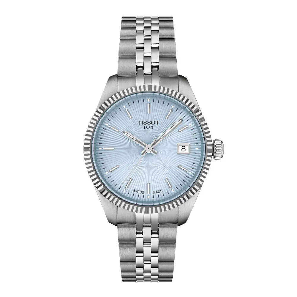 Tissot Mens Ballade Watch in Ice Blue/Steel – Accessories
