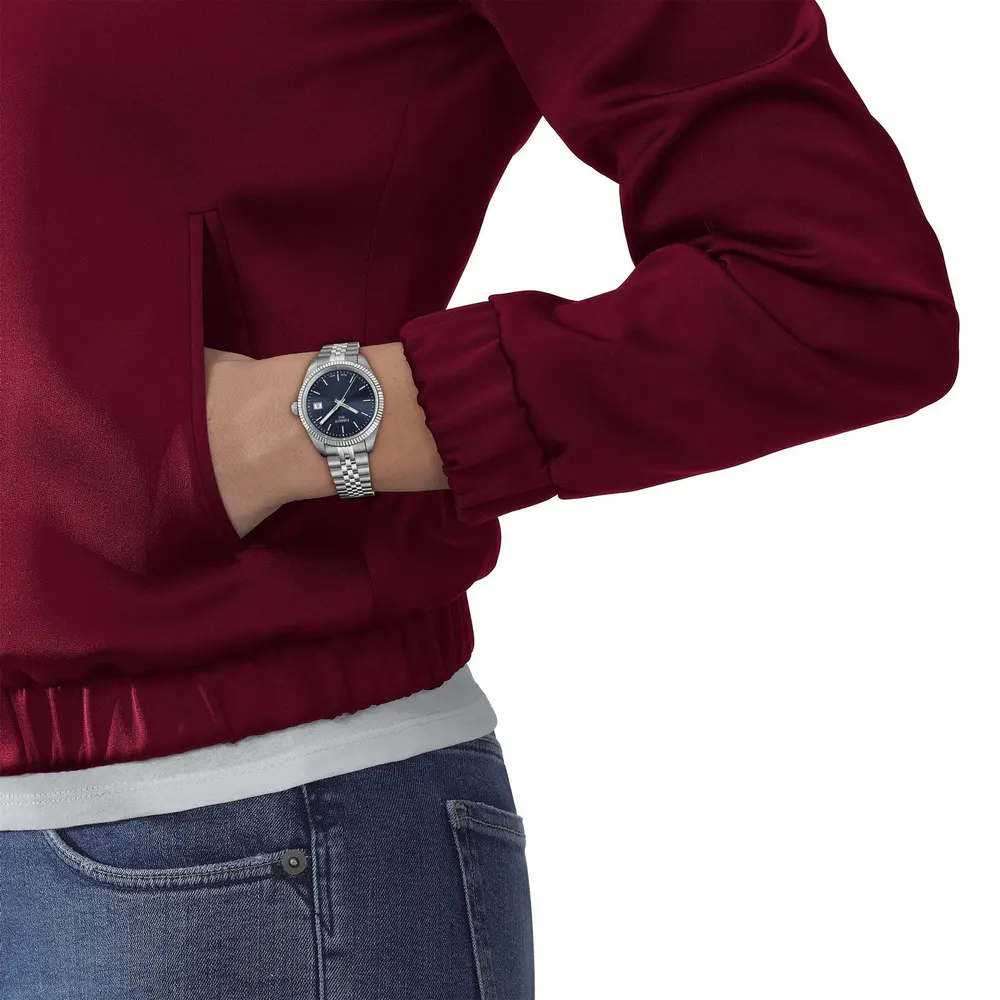 Tissot Mens Ballade Watch in Blue/Steel, additional product view 2