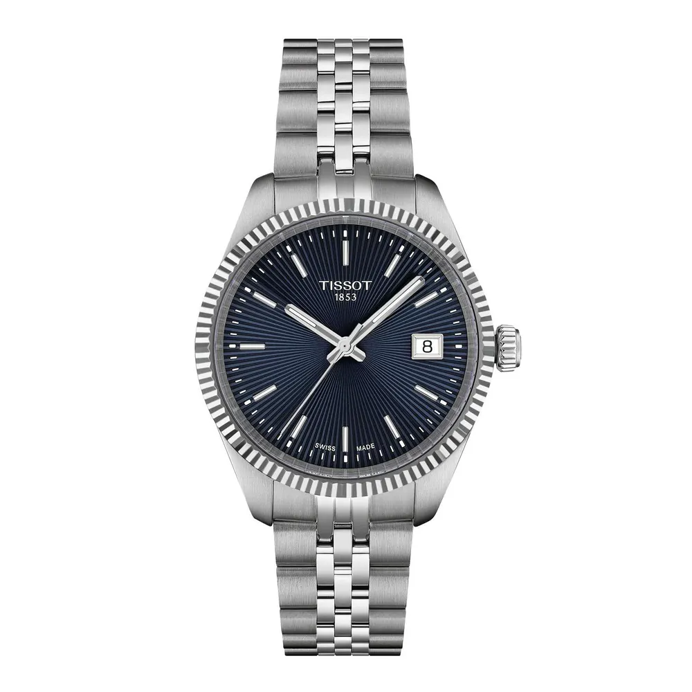 Tissot Mens Ballade Watch in Blue/Steel – Accessories