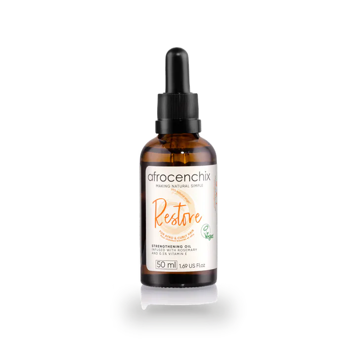 Afrocenchix Restore, Hydrating Hair Oil for Strength & Shine 50ml