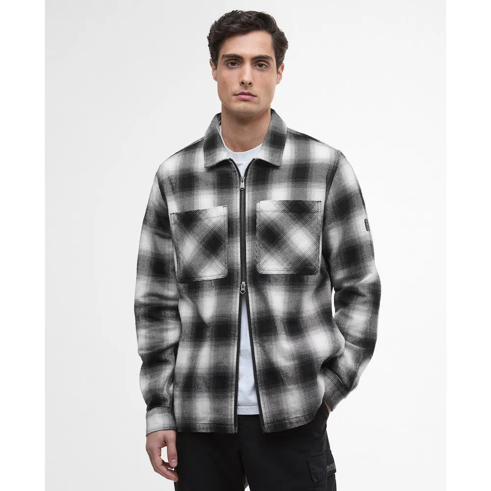 Barbour International Men's Carlisle Long Sleeve Overshirt detail 2
