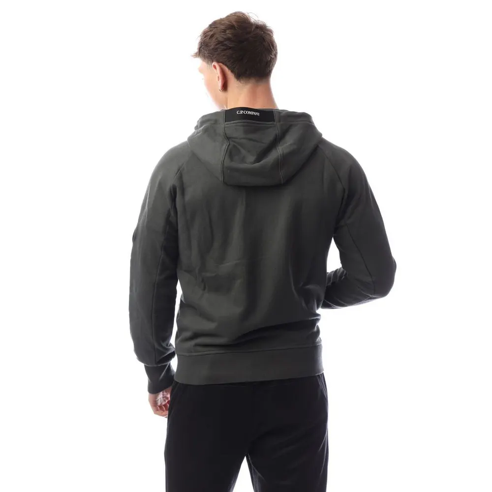 CP Company Diagonal Raised Fleece Lens Full-Zip Hoodie detail 2