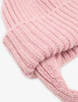 CLOIMH Wool Ear-Flap Wool Hat in ROSE, additional product view 2
