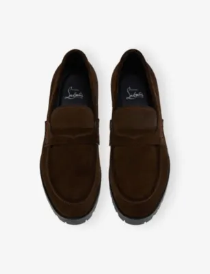 CHRISTIAN LOUBOUTIN Cavavin Suede Derby Shoes - 14 in COSME, additional product view 2