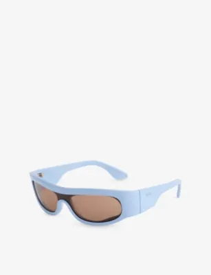 RETROSUPERFUTURE Pharoah Coolcat Rounded-Frame Acetate Sunglasses detail 3