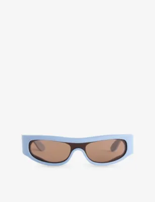 RETROSUPERFUTURE Pharoah Coolcat Rounded-Frame Acetate Sunglasses