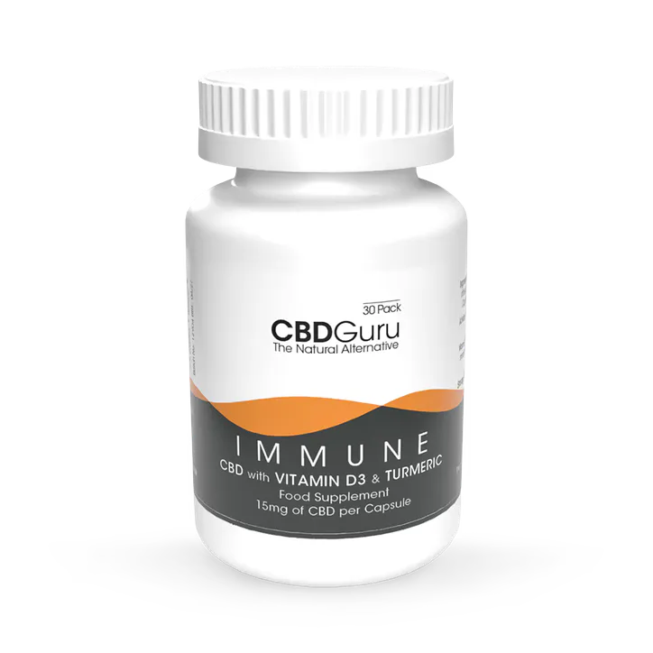 CBD GURU Immune Capsules - 15mg - 30 pack