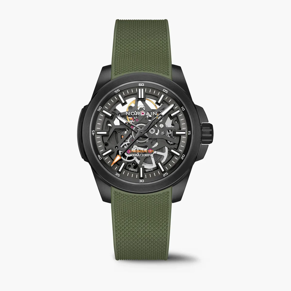 NORQAIN Independence Skeleton Khaki 40mm