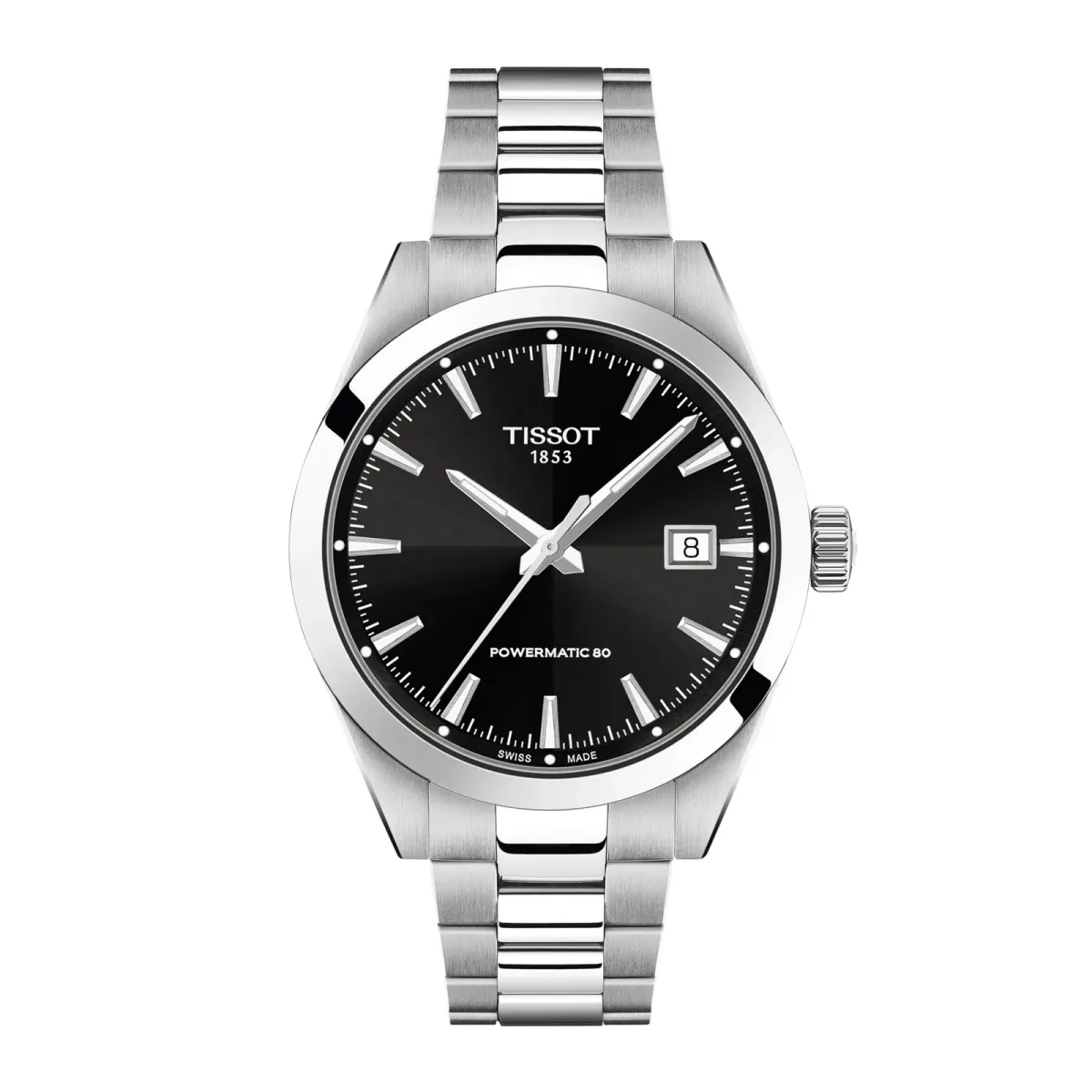 Tissot Gentleman Automatic 38mm Mens Watch Black