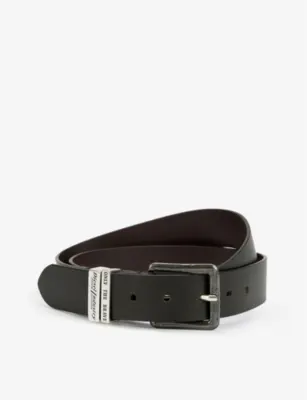 DIESEL B-Guarantee leather belt - 36