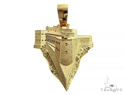 RINA - For Him CUSTOM Custom Made 18K Gold Citadelle From Haiti Pendant 66309 in Rose Gold – Pendant