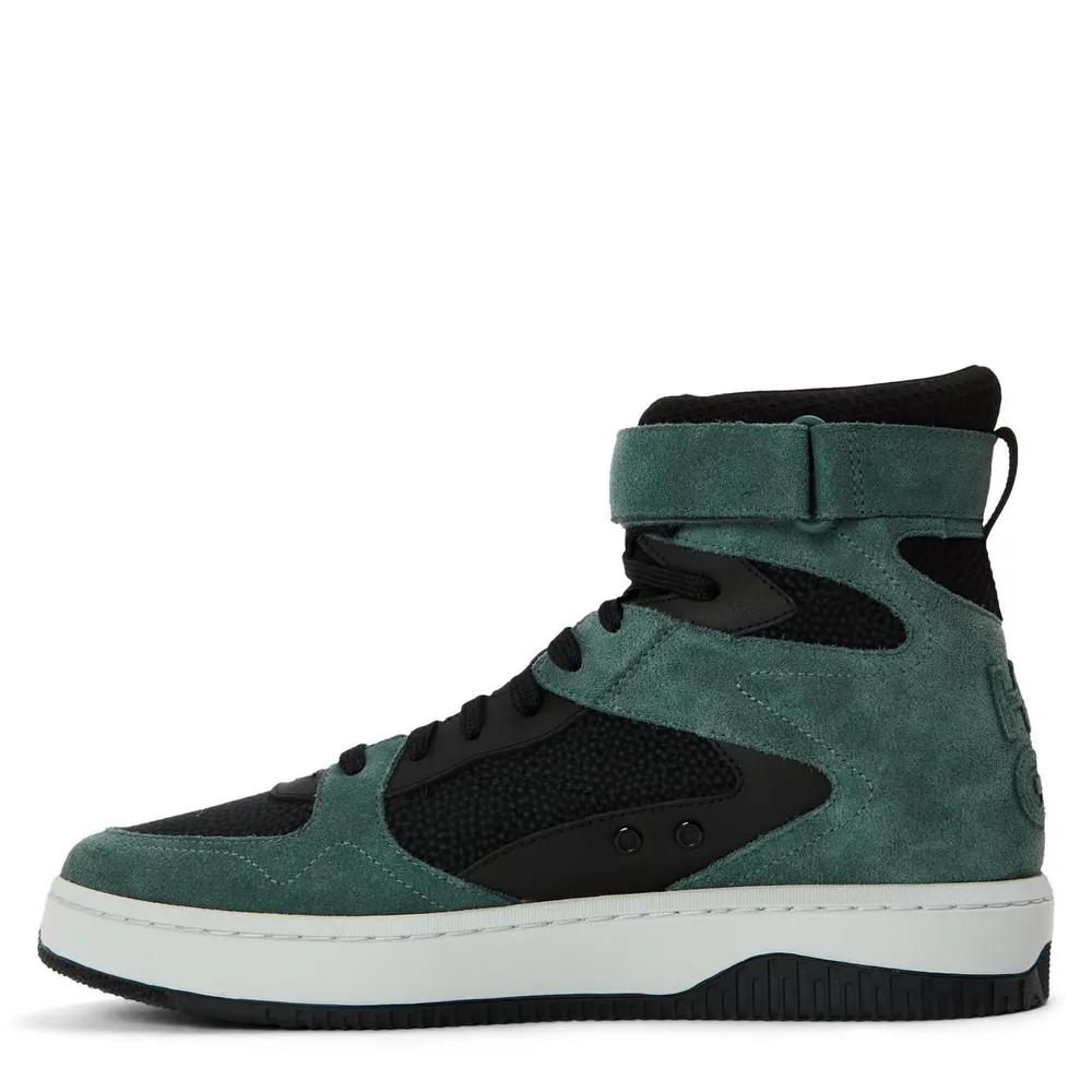Hugo Men's Kilian Hito Ltmx Low-Top Trainers in Black, additional product view 2
