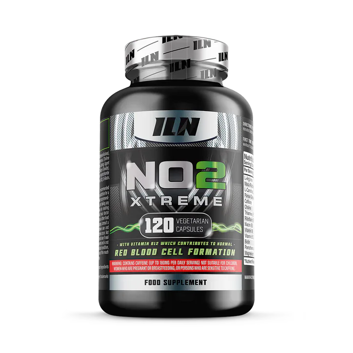 Iron Labs Nutrition NO2 Xtreme - Nitric Oxide Booster Pre Workout - 120 Vegetarian Capsules