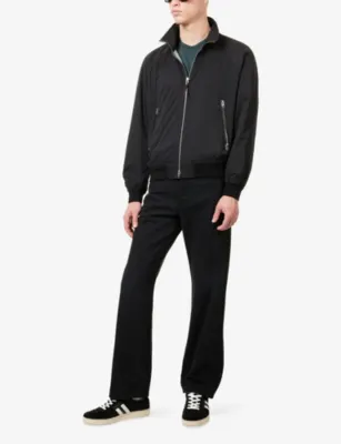 TOM FORD Techno Stand-Collar Shell Bomber Jacket detail 2