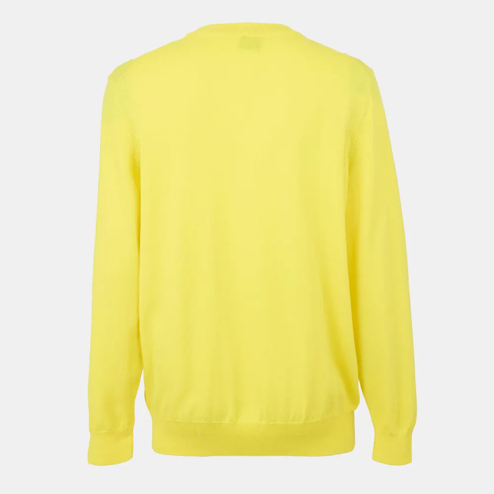 Boss Men's Pascas Cotton Long Sleeve Crew Neck Jumper detail 2