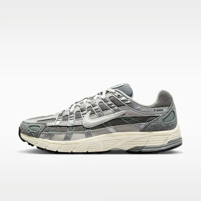 Nike P-6000 Shoes - Flat Pewter/Light Iron Ore/Metallic Silver/White
