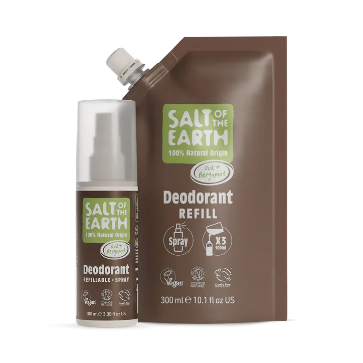 Salt of the Earth Oud & Bergamot Spray Refill Pouch