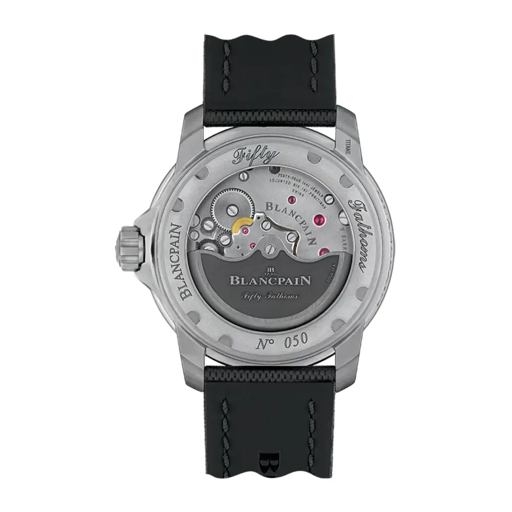 Blancpain Fifty Fathoms Grande Date 45mm Mens Watch Black in Black, additional product view 2