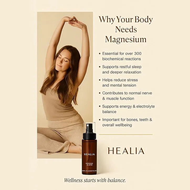HEALIA Magnesium Oil Spray - Energy boost, additional product view 2
