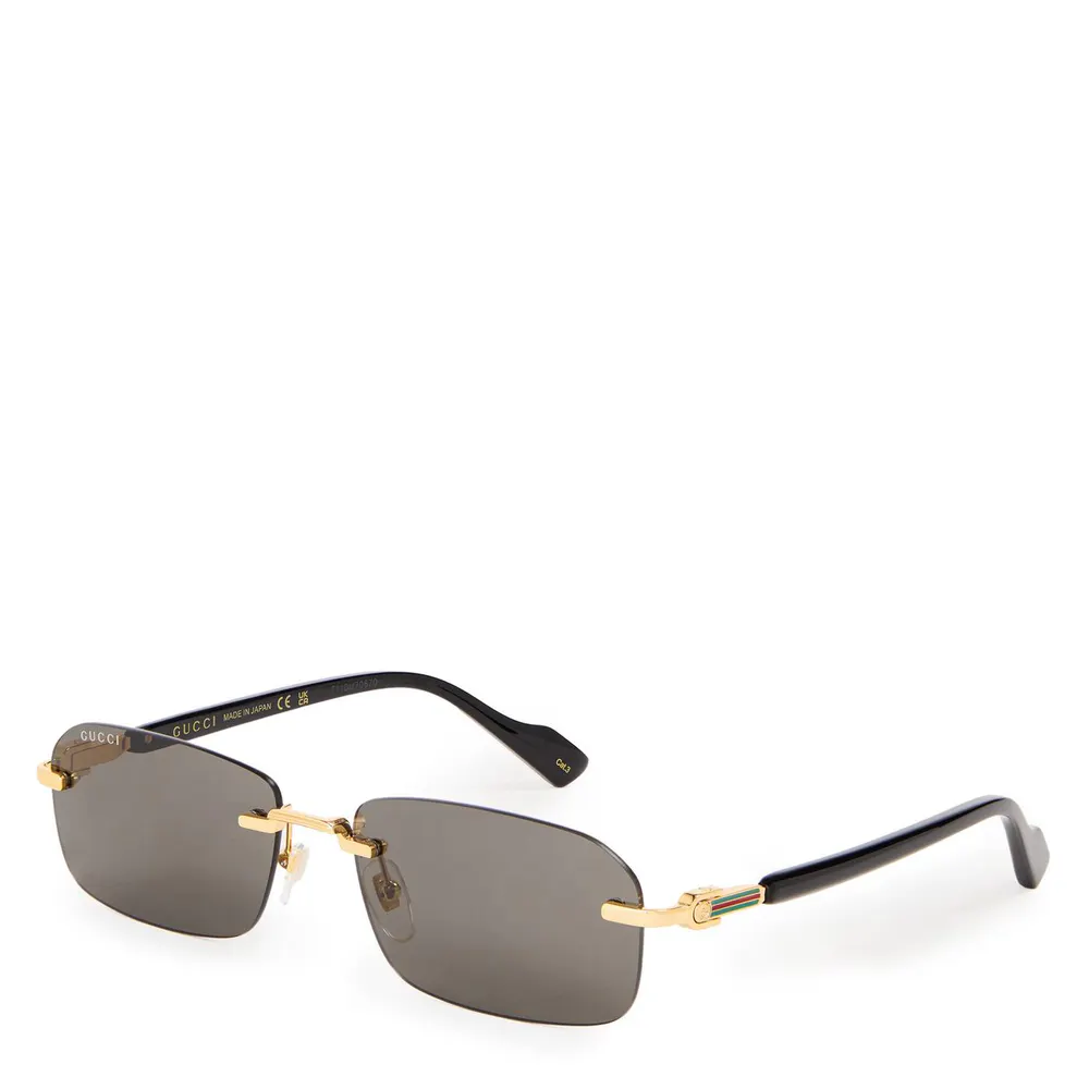 Gucci Gucci GG1221S Men’s Rimless Rectangular Sunglasses