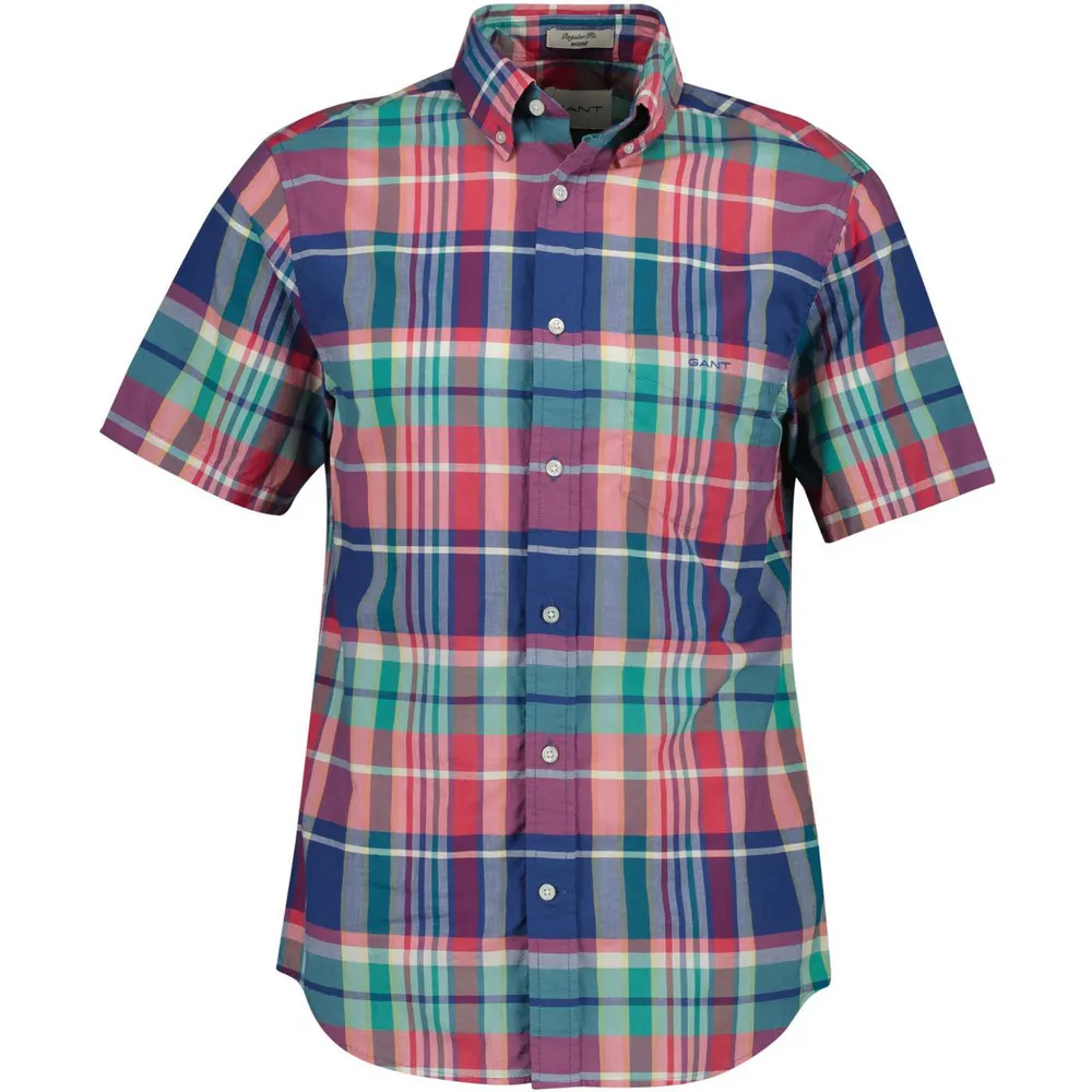 Gant Men's Patterned Short Sleeve Shirt