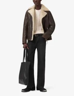 ALLSAINTS Xylon Leather Biker Jacket detail 2