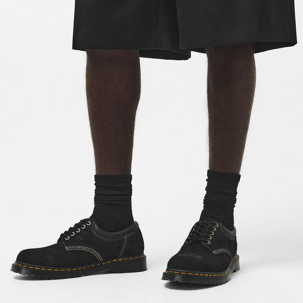 Dr Martens Men's Classic Lacing Derby Shoes in Black, additional product view 3