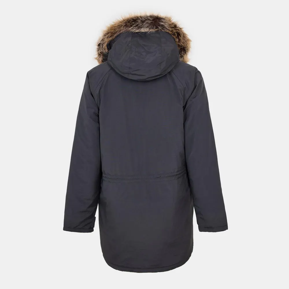 Barbour Men's Gustnado Weather-Resistant Parka in Black BK11, additional product view 2