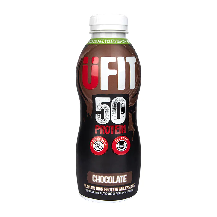 UFIT 50g High Protein Shake Chocolate 500ml