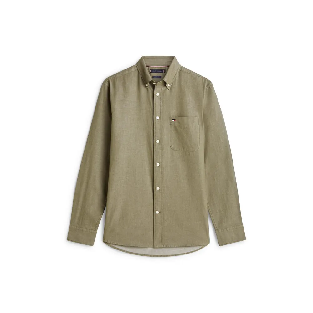 Tommy Hilfiger Men's Bedford Long Sleeve Corduroy Shirt