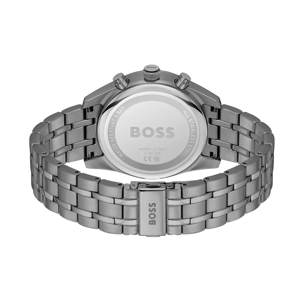 BOSS Skytraveller 44mm Mens Watch Grey in Grey, additional product view 3