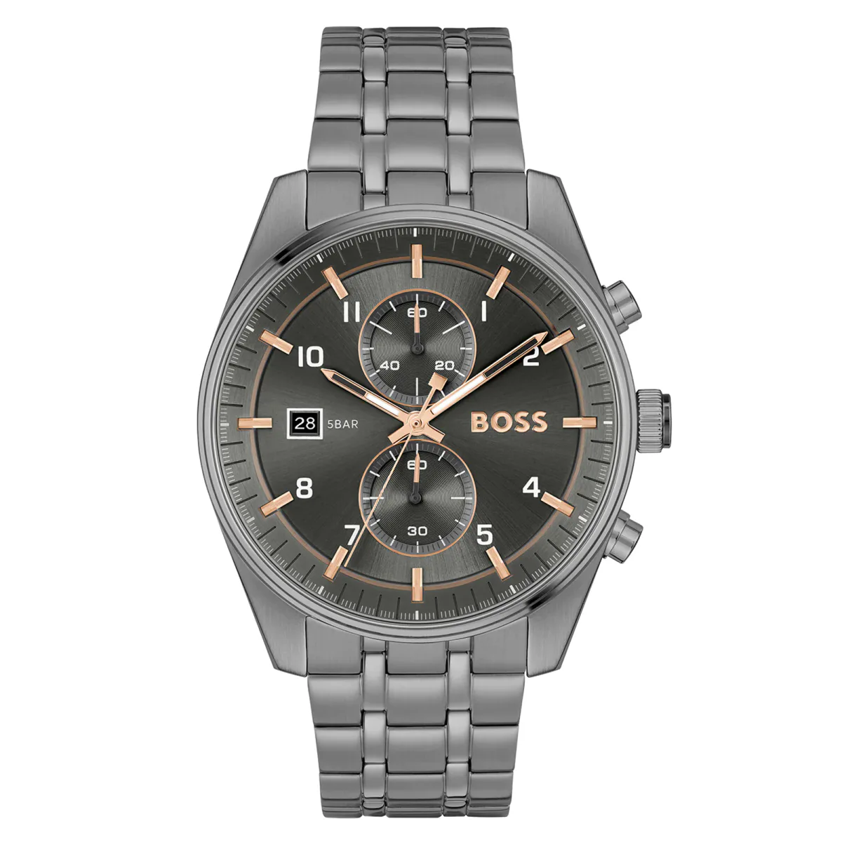 BOSS Skytraveller 44mm Mens Watch Grey
