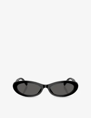 TIFFANY & CO TF4250 Oval-Frame Acetate Sunglasses