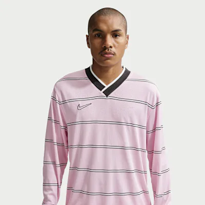 Nike Energy Men's Dri-FIT Soccer Long-Sleeve Football Top - Pink Foam/Off-Noir/Summit White/Summit White