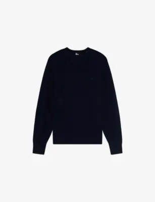 THE KOOPLES V-Neck Brand-Embroidered Wool Jumper