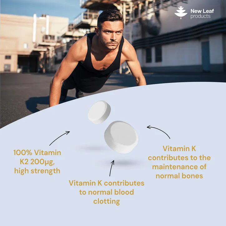 New Leaf Products Vitamin K2 365 Tablets detail 2