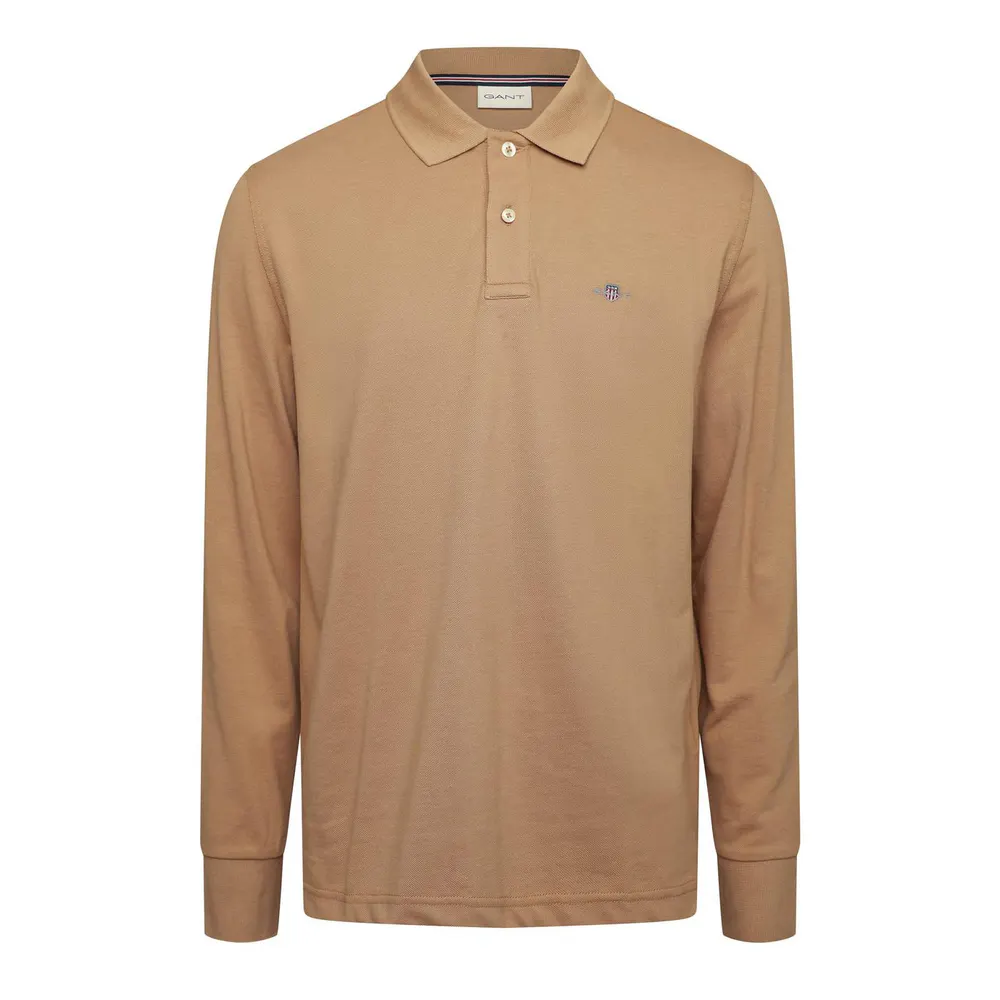 Gant Men's Logo Long Sleeve Polo Shirt