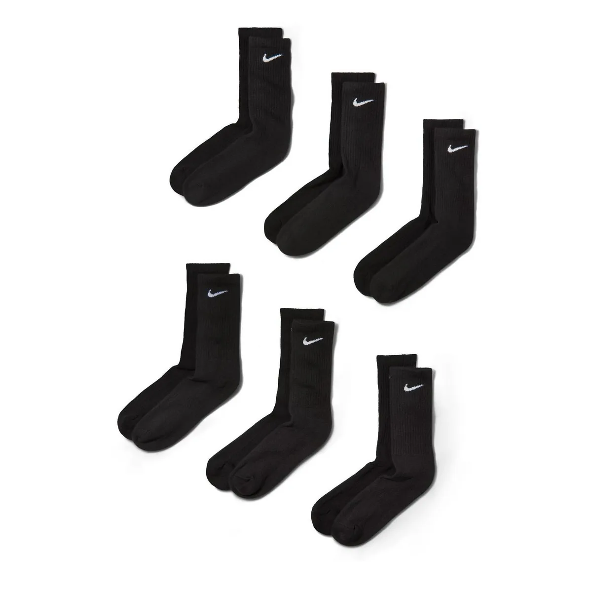 For Him Nike 6-Pack Everyday Cushioned Training Crew Socks