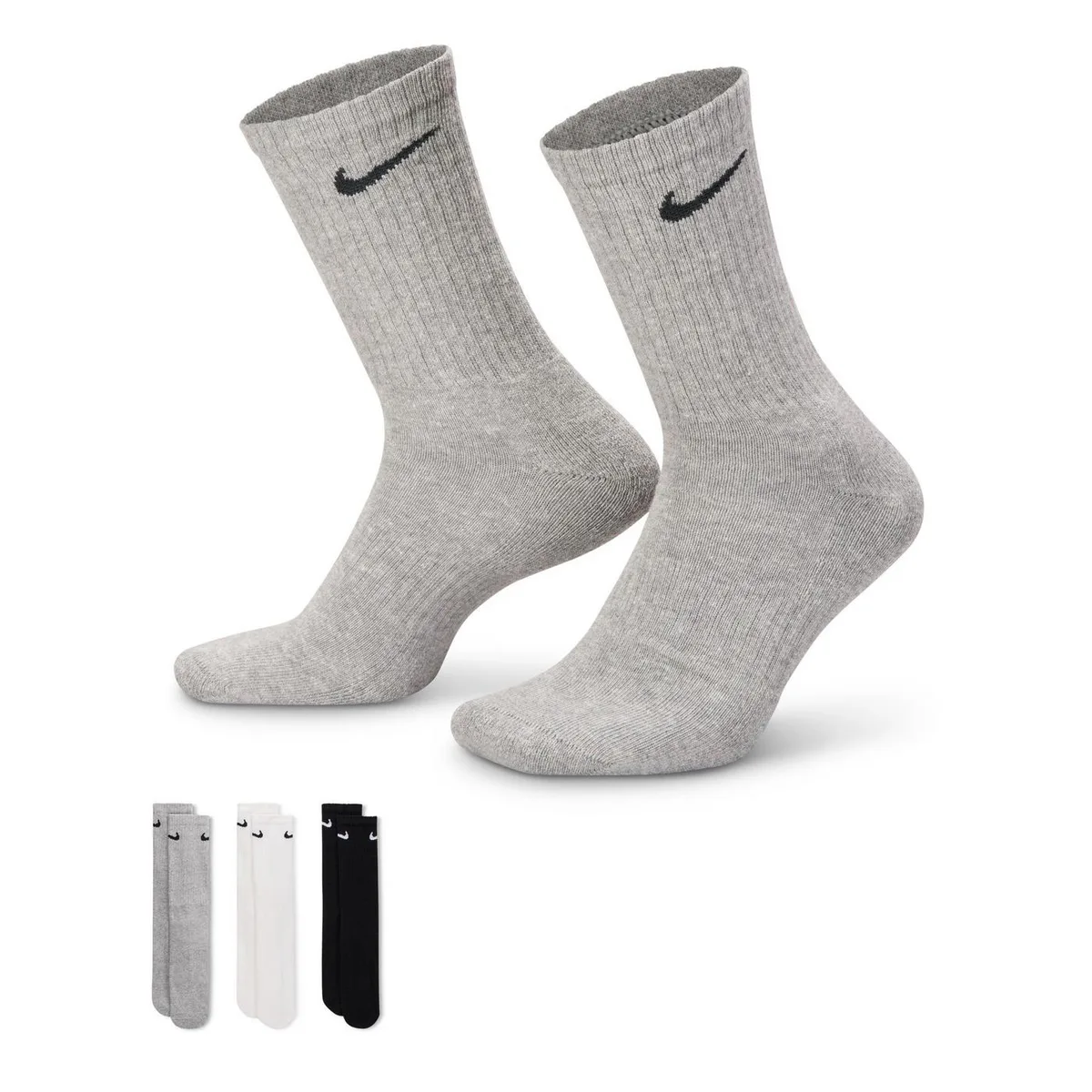 For Him Nike 6-Pack Everyday Cushioned Training Crew Socks in Multi – Accessories